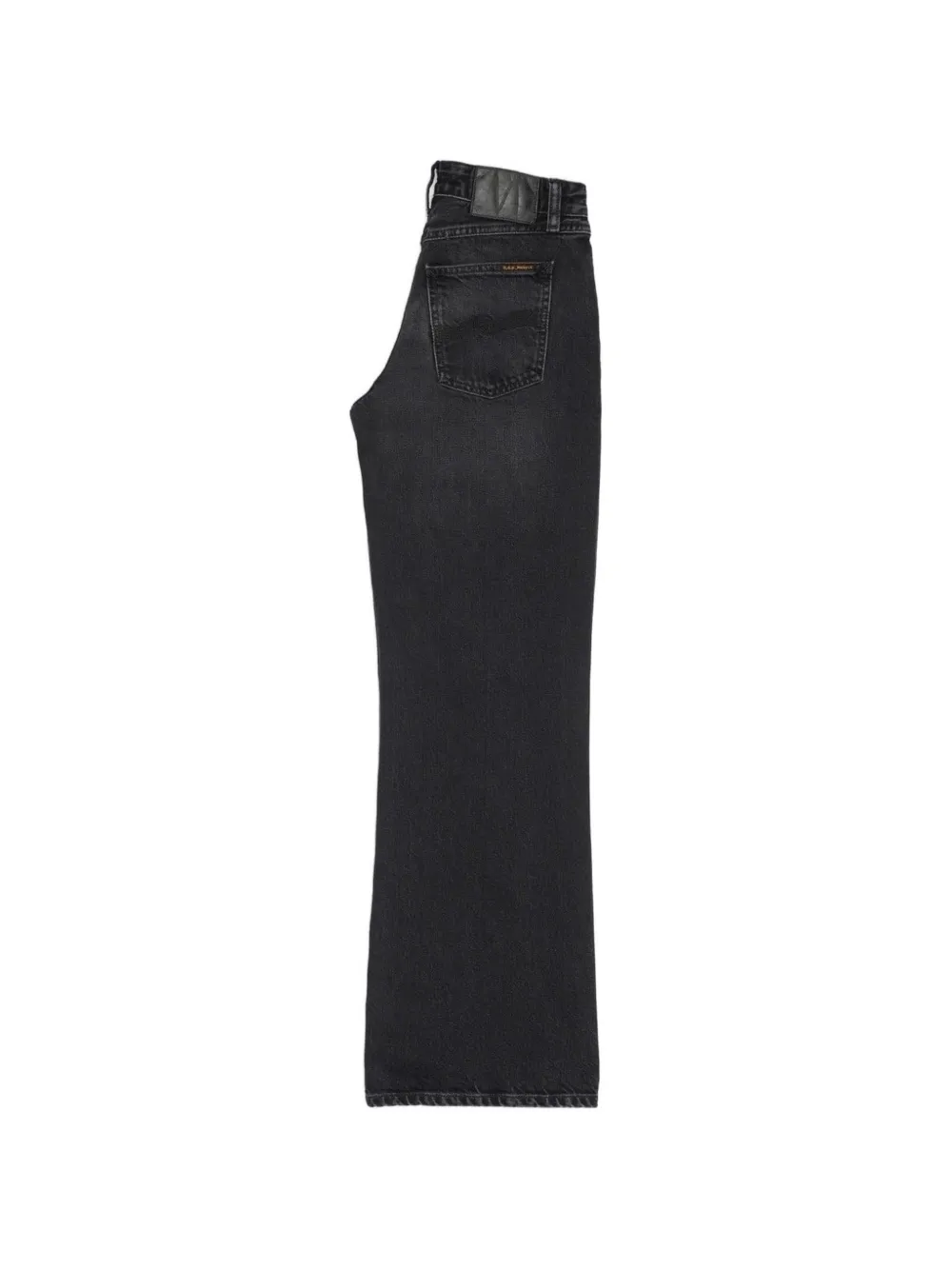 Nudie Jeans Heidi jeans met wijde pijpen Zwart