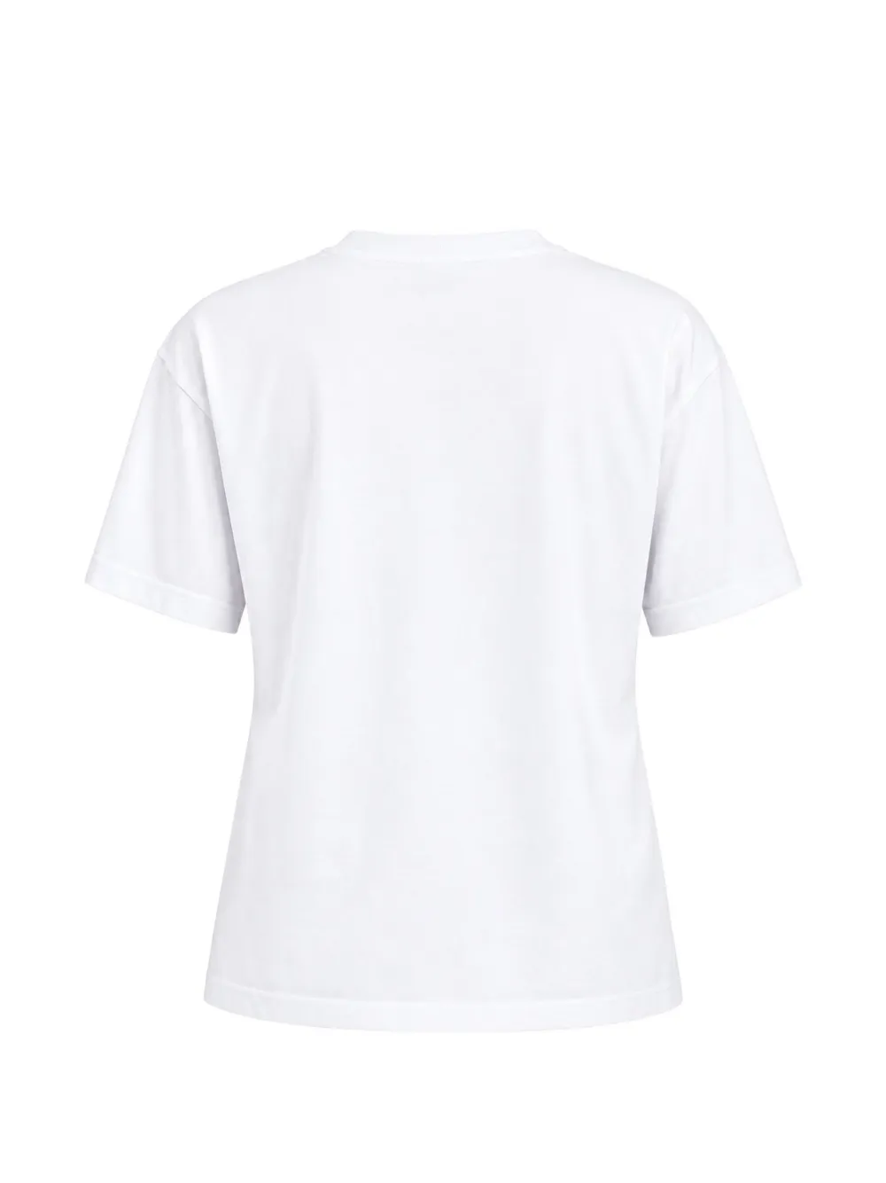 TWINSET Regular T-shirt met print en borduurwerk Wit