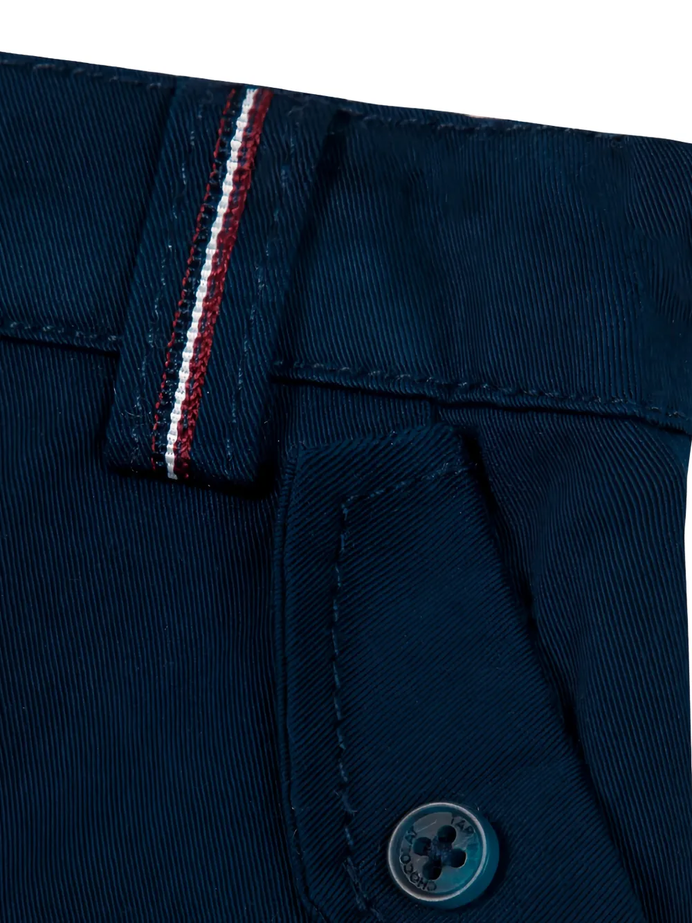 Tartine Et Chocolat Broek met riemlussen en knoopdetail Blauw