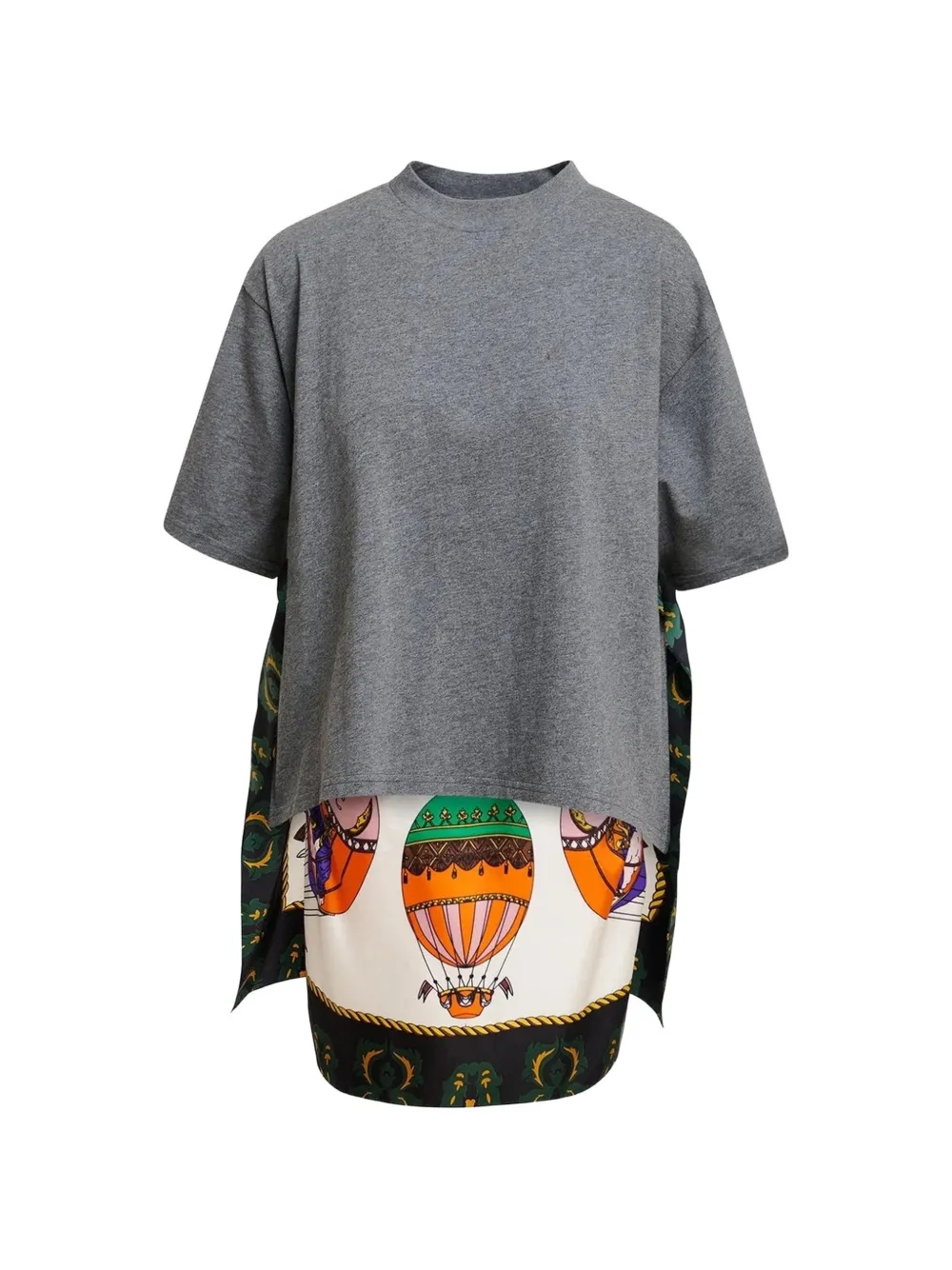 Essentiel Antwerp T-shirt met print Grijs