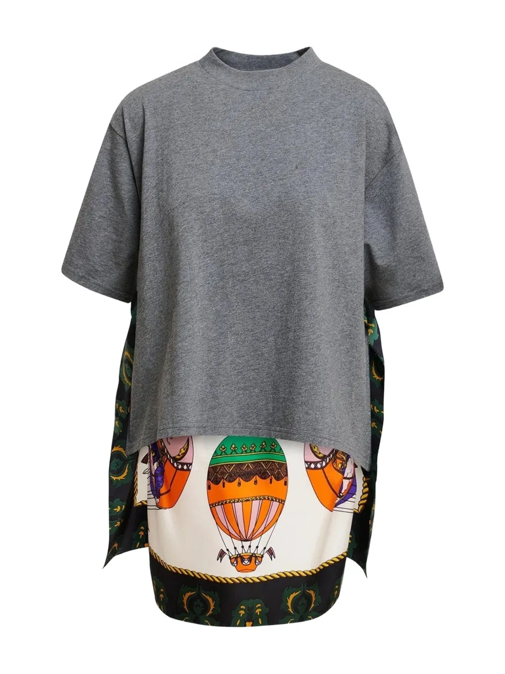 Essentiel Antwerp T-shirt met print Grijs