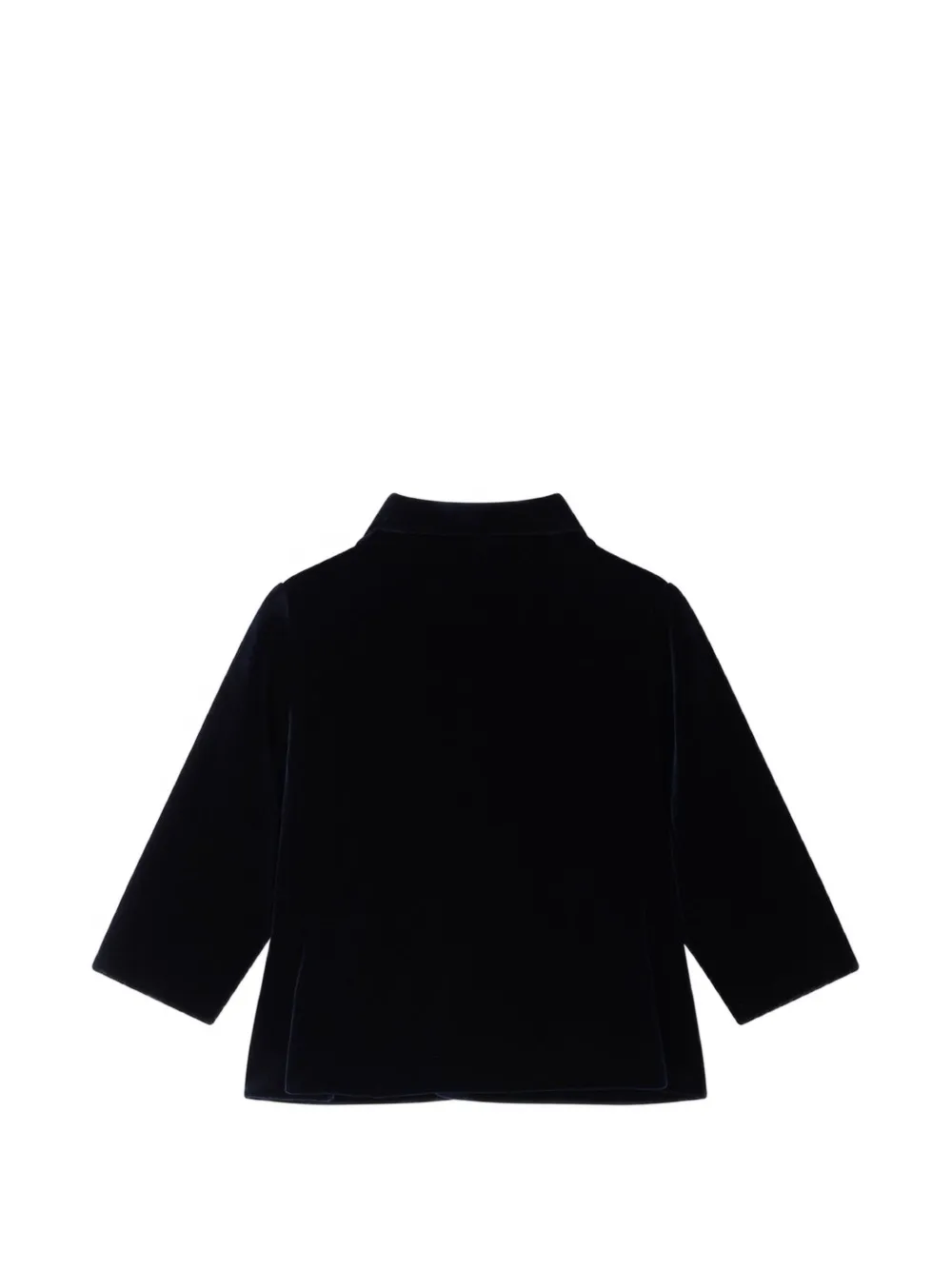 Bonpoint Leopold velvet blazer Blauw