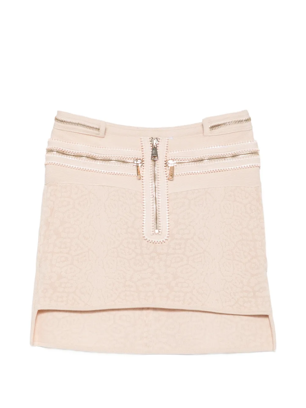 Givenchy Pre-Owned Gonna leopardata con zip anni 2010 - Rosa