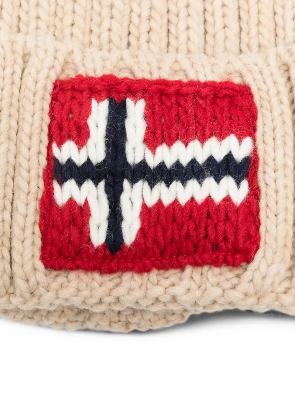 Napapijri Semiury 5 muts met pompon Beige