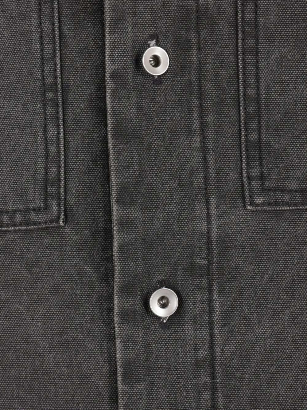 Rick Owens DRKSHDW button-down short-sleeve shirt Grijs