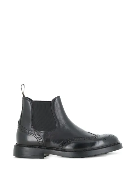 Doucal's brogue-detail Chelsea boots