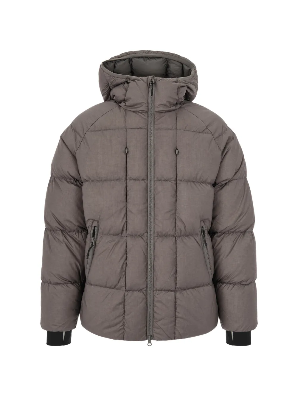 Hiking Patrol Horizon 800FP quilted hooded jacket - Grau