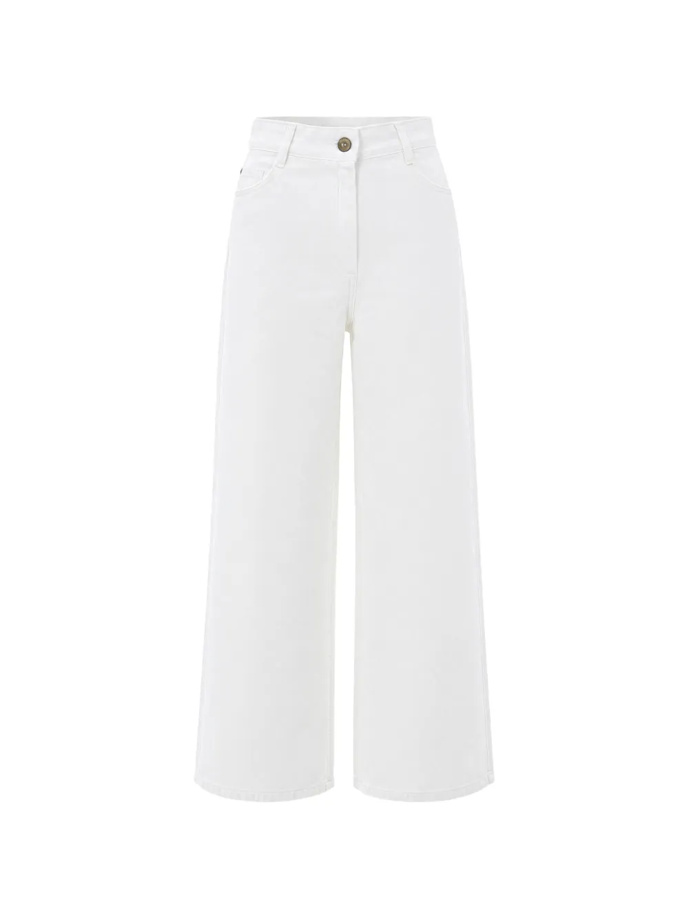 Sessùn high-waisted wide-leg jeans - Weiß