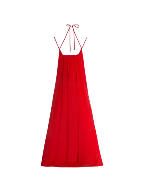Vera Wang Cass open-back maxi dress