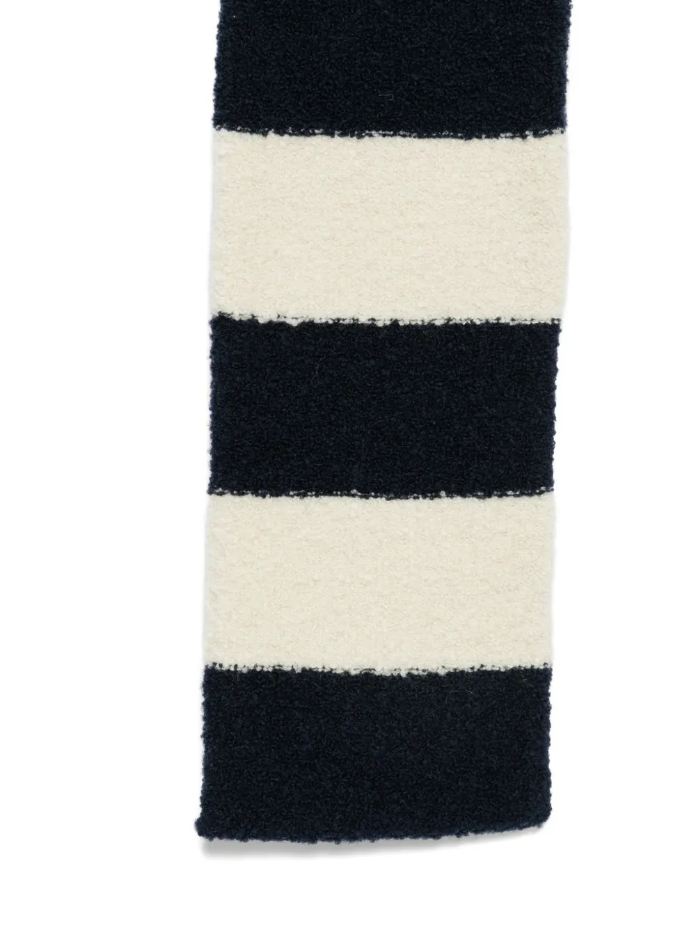 Roberto Collina striped-pattern scarf Beige