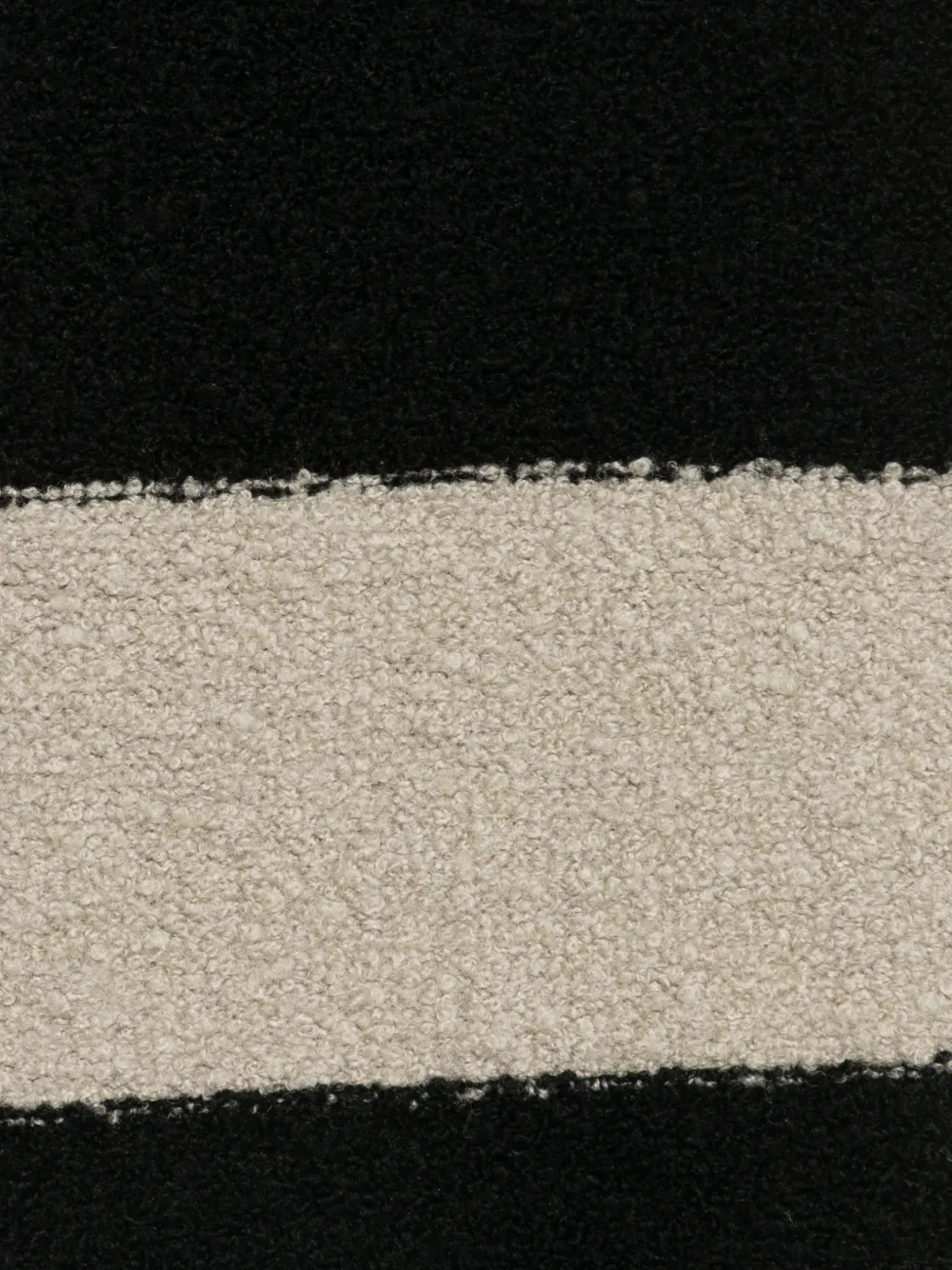 Roberto Collina striped-pattern scarf Zwart