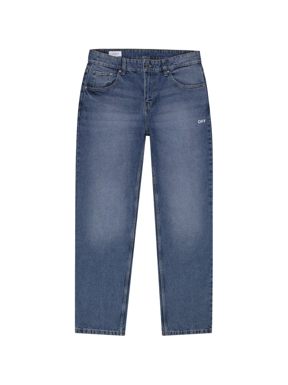 Off-White Spray Diag jeans - Blu