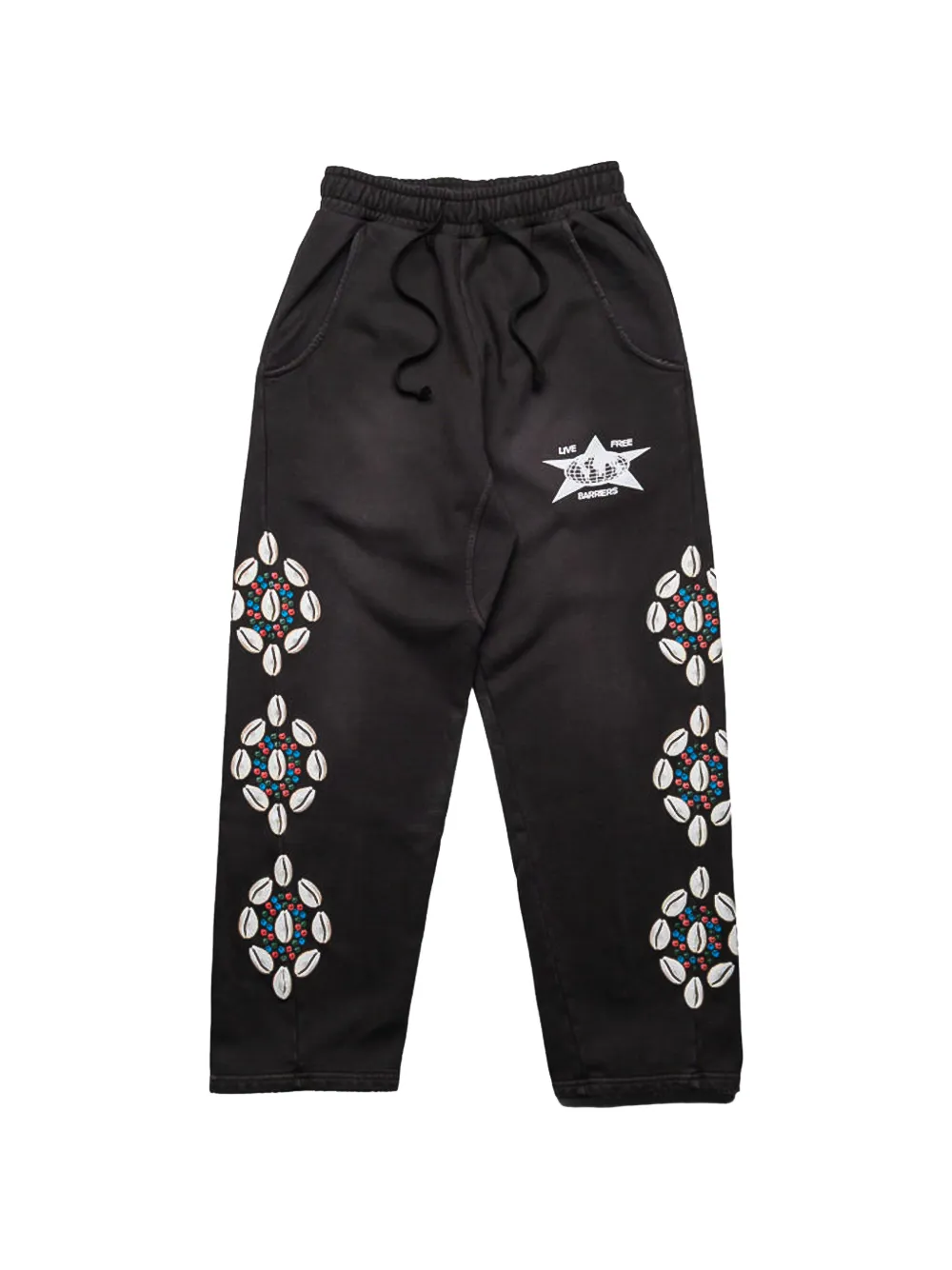 BARRIERS Cowrie Shell Jogginghose - Schwarz