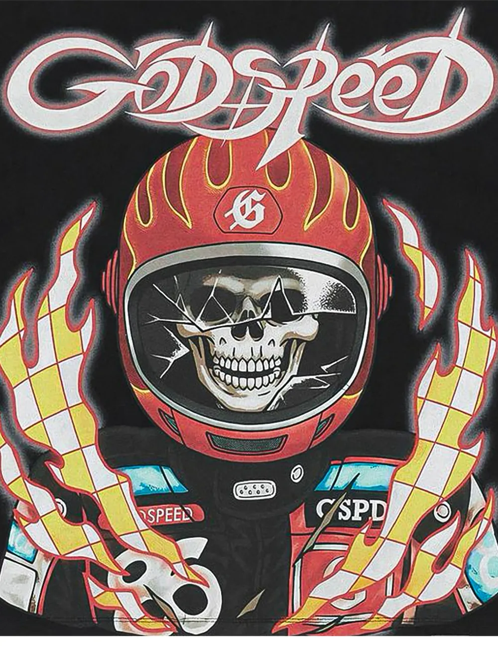 GODSPEED Road Rage T-shirt Zwart