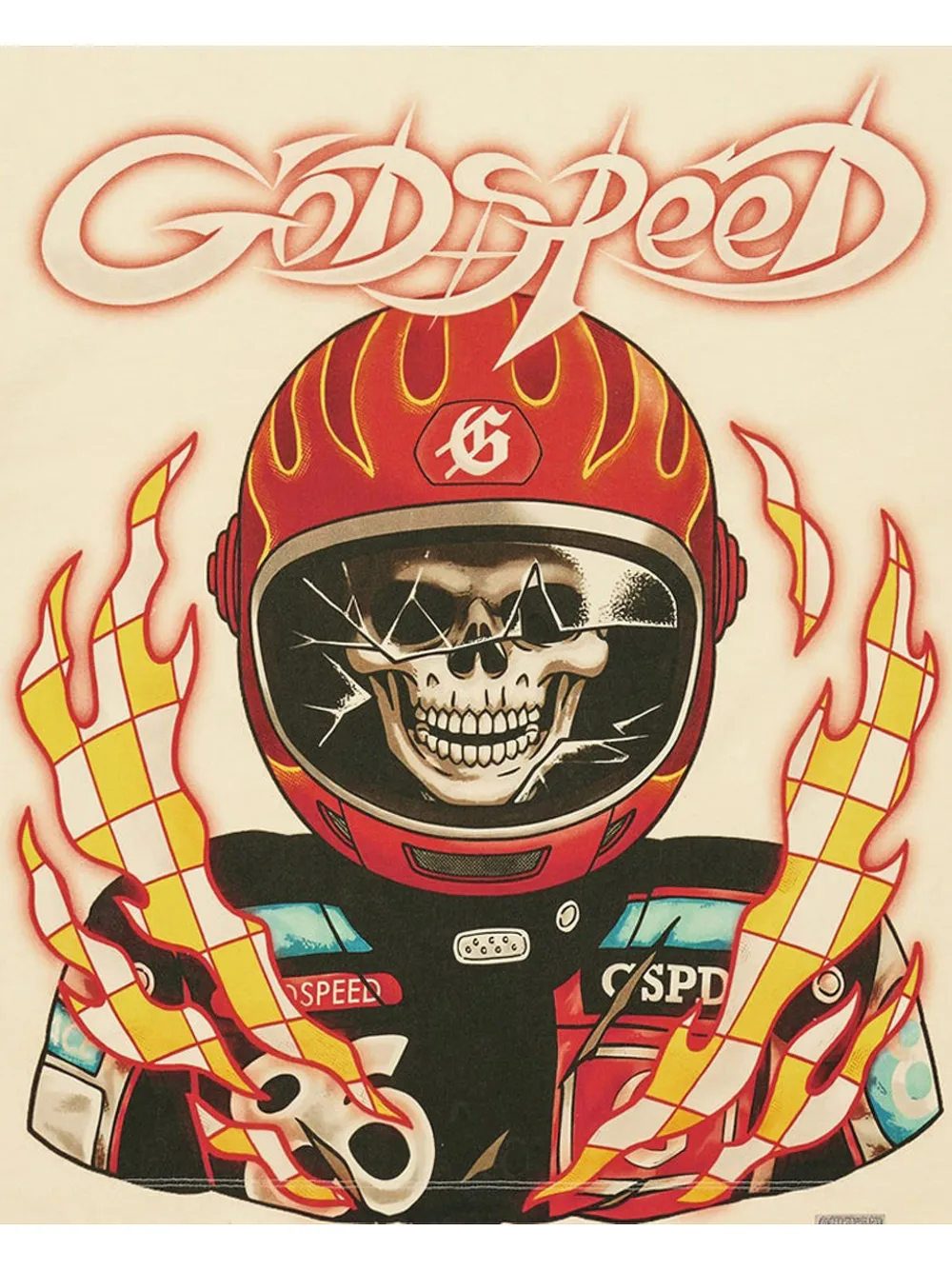 GODSPEED Road Rage T-shirt Beige