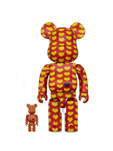 MEDICOM TOY Be@rbrick Amplifier® Yellow Heart Reverse figure set