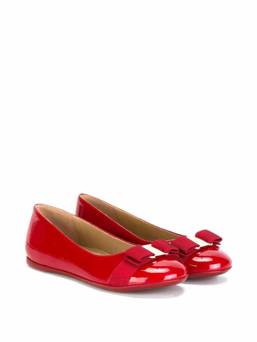 Ferragamo Kids Mini Varina ballet flats - Rosso