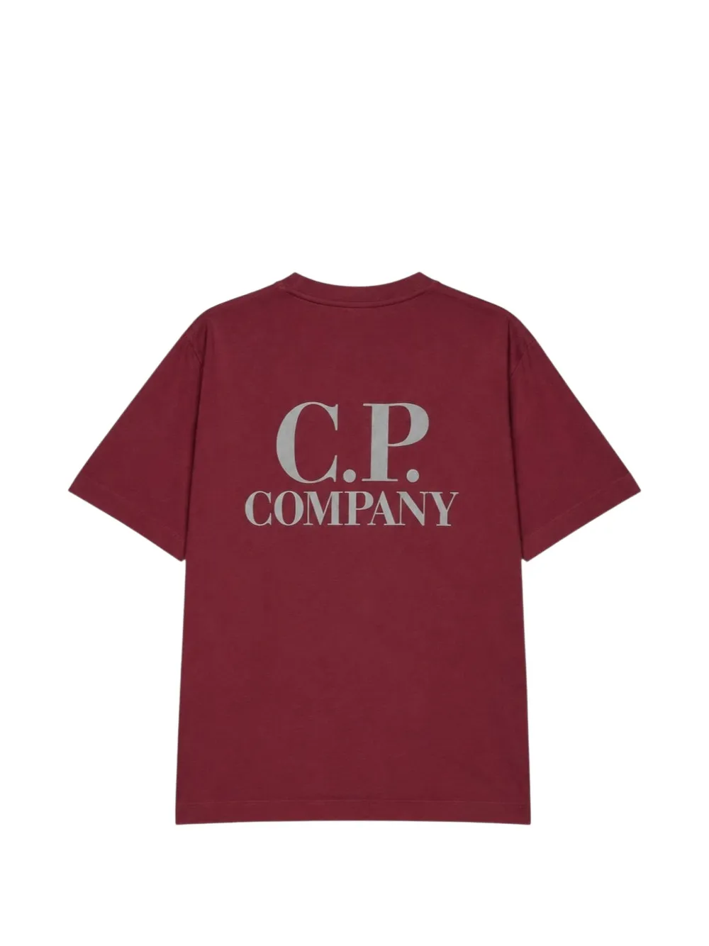 C.P. Company T-shirt met logoprint Rood