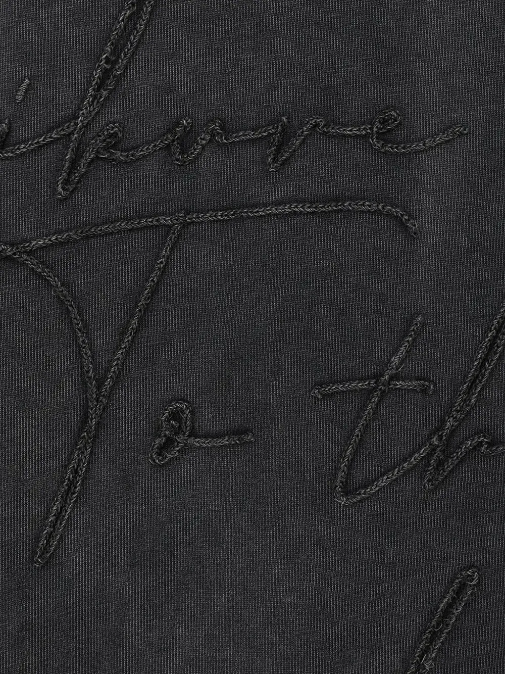 Haikure embroidered long-sleeve sweatshirt Grijs