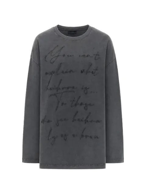 Haikure chemise à broderies
