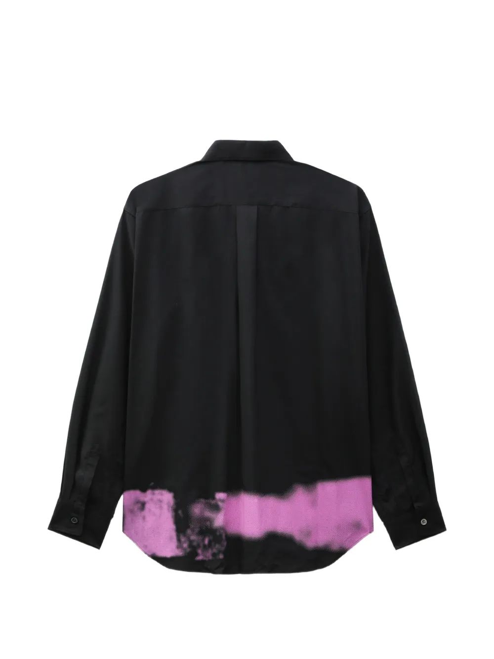 Black Comme Des Garçons Shirt met borstzak en grafische print Zwart