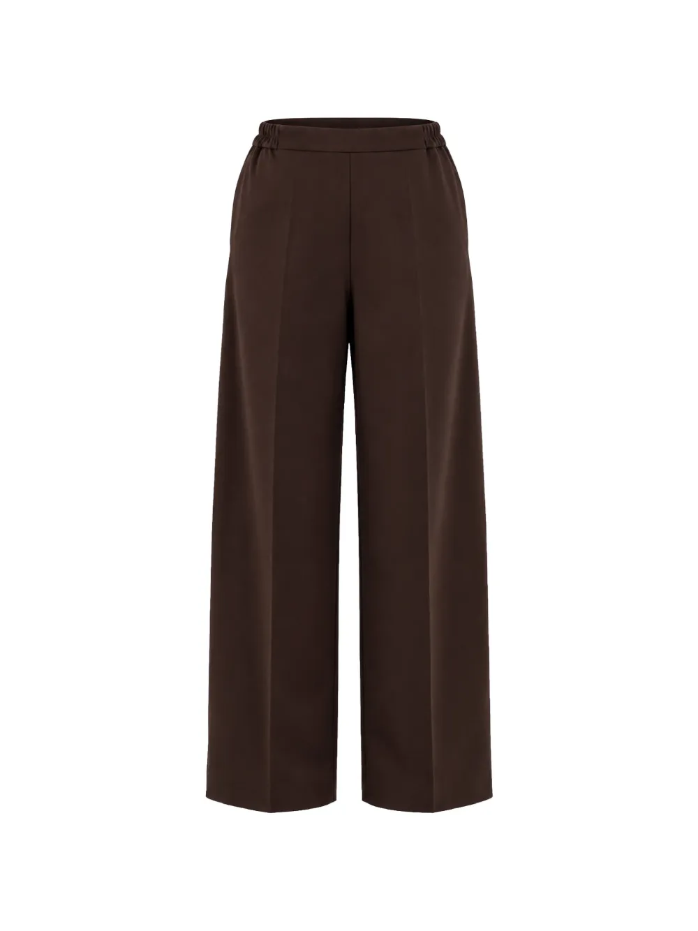 MeimeiJ pantalon ample à taille élastiquée - Marron