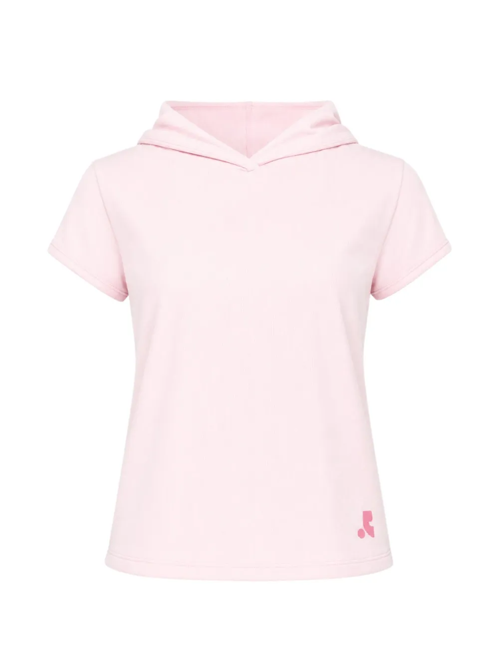 Rest & Recreation logo-patch short-sleeve hoodie