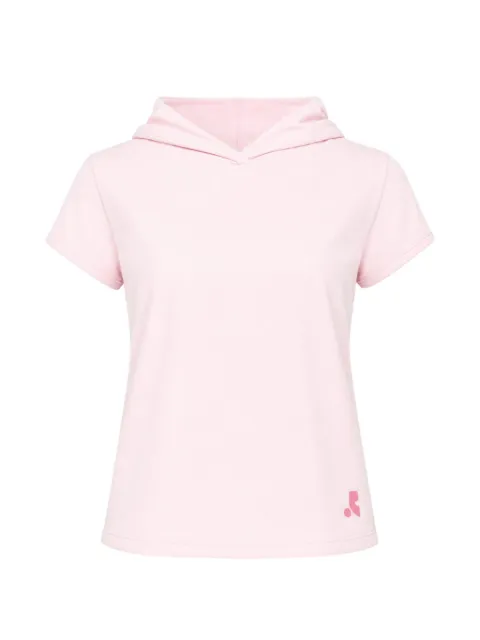 Rest & Recreation logo-patch short-sleeve hoodie