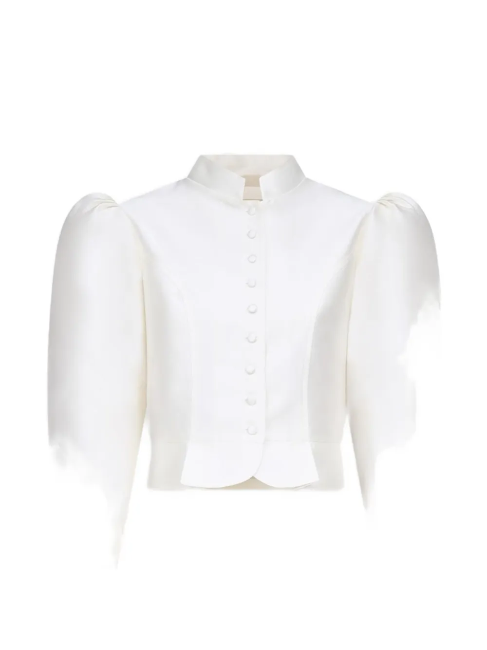 DESTREE Amoako puff-sleeve blouse - Toni neutri