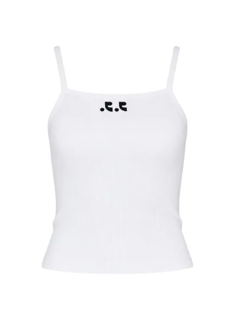 Rest & Recreation ribbed logo-print top