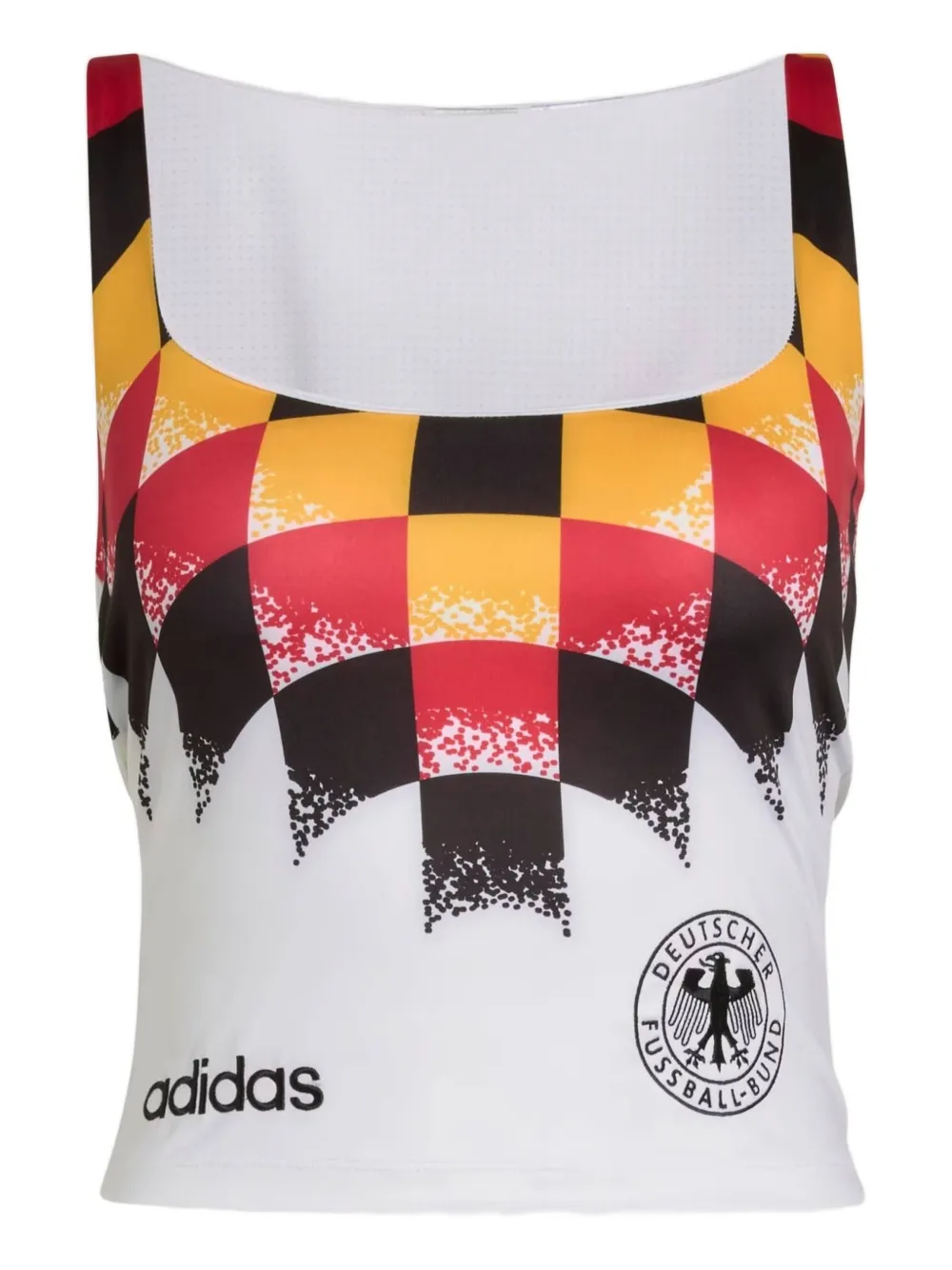 adidas Gereconstrueerde jersey top Wit