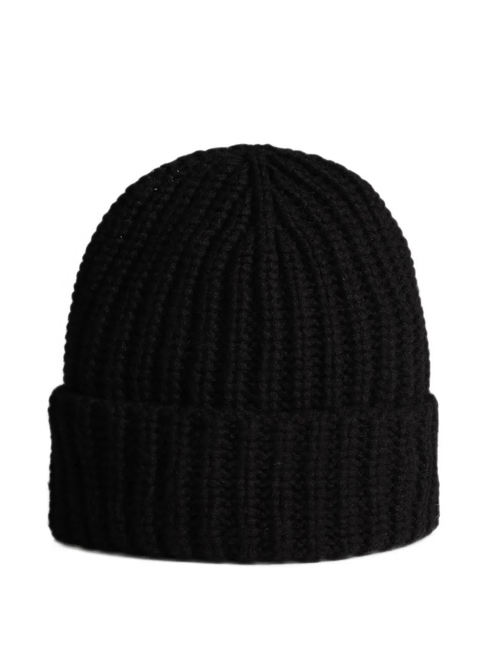 SCAGLIONE chunky-knit beanie hat - Nero