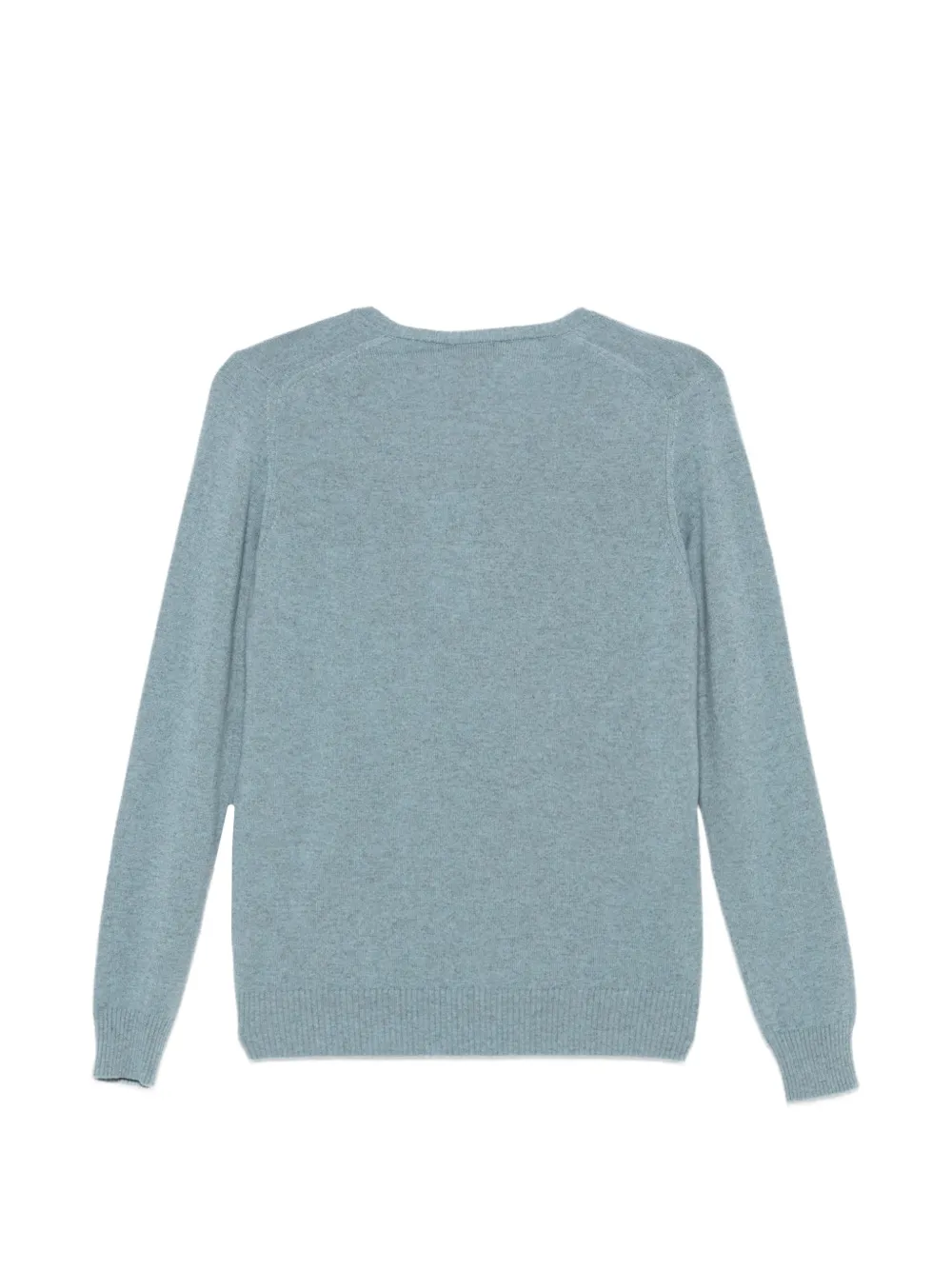 Colombo V-neck knitted sweater Blauw