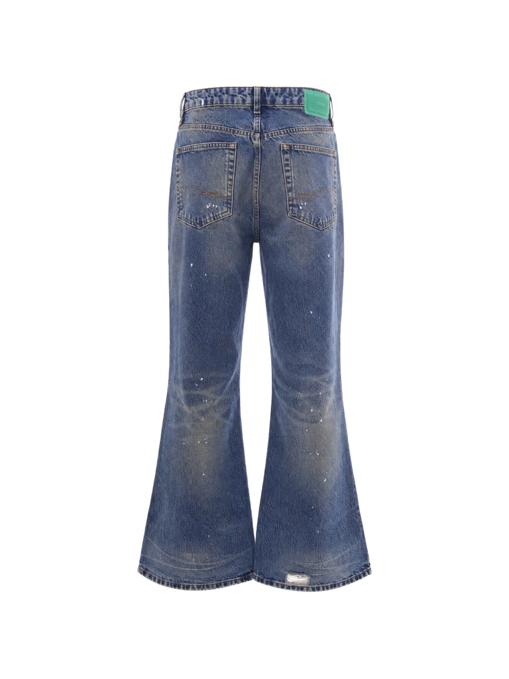 FLÂNEUR Jeans met verfspetters Blauw
