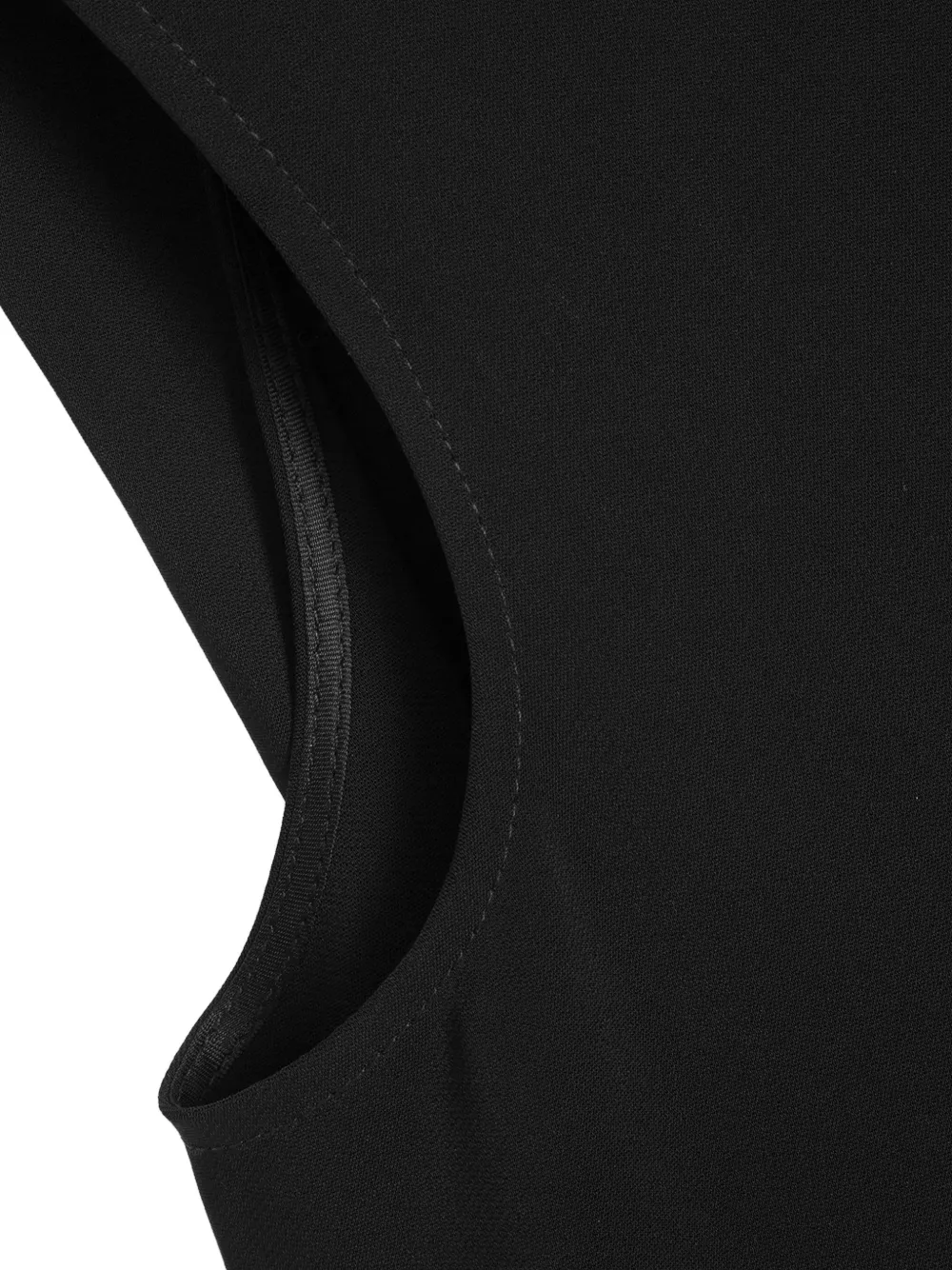 Vera Wang Carlton midi-jurk van dubbele crêpe Zwart
