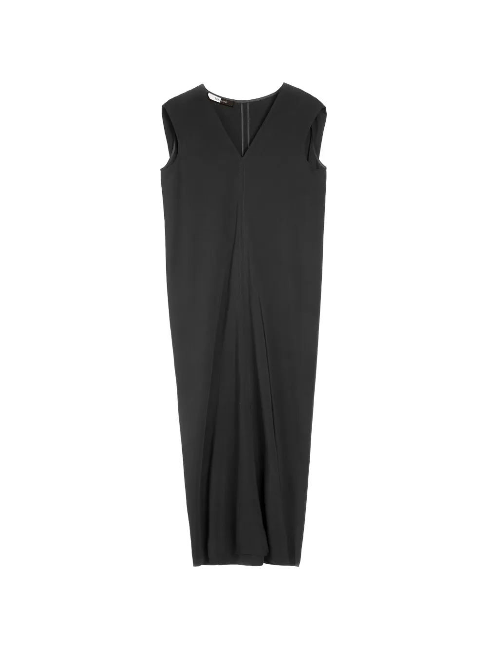 Vera Wang Carlton double-crepe midi dress - Nero