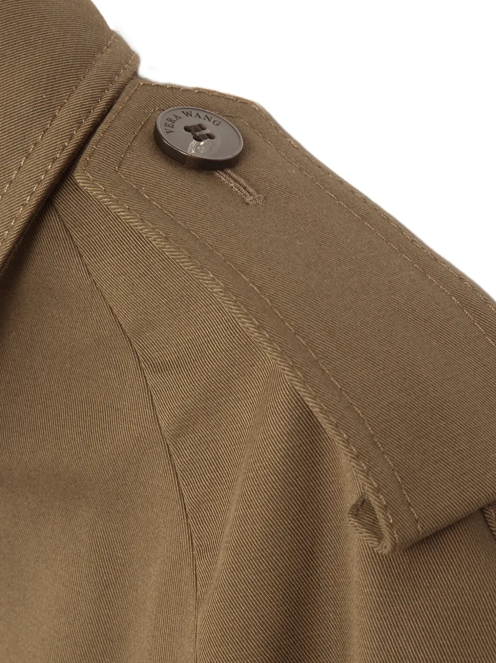 Vera Wang Lexington trenchcoat met dubbele rij knopen Bruin