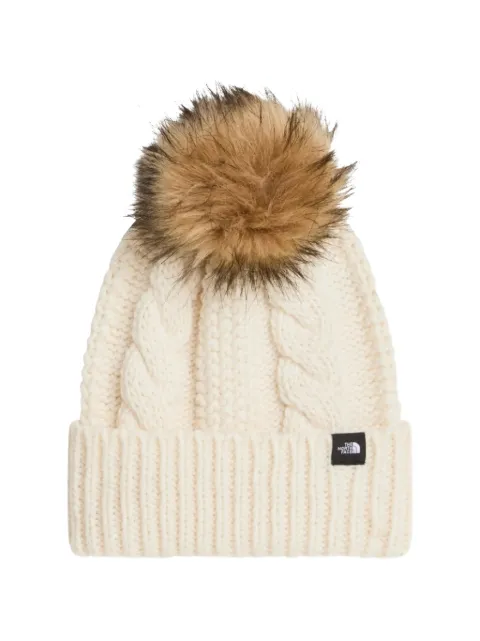 The North Face Kids Oh-Mega cable-knit pompom beanie hat