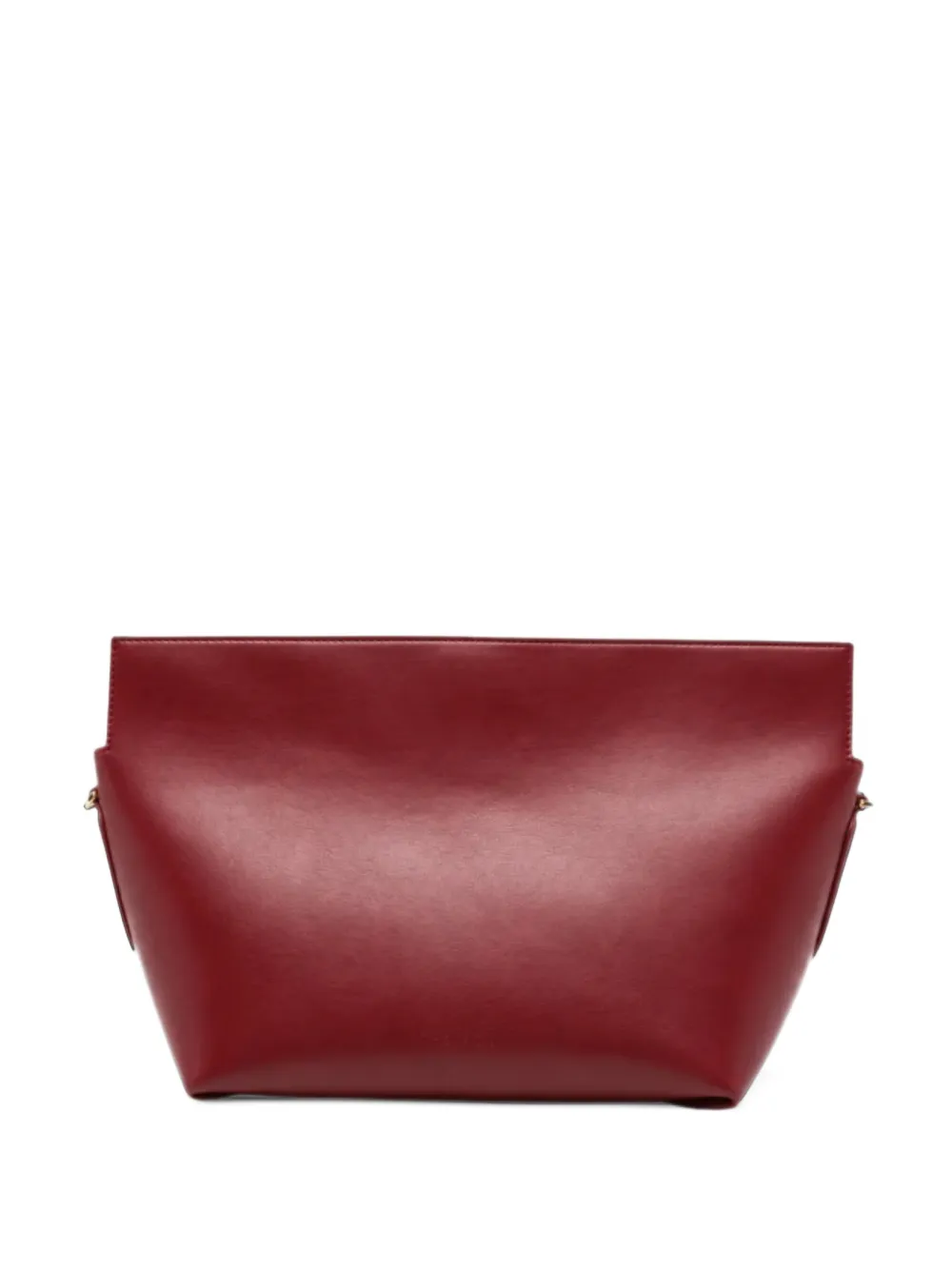 Themoirè logo-debossed shoulder bag - Rosso