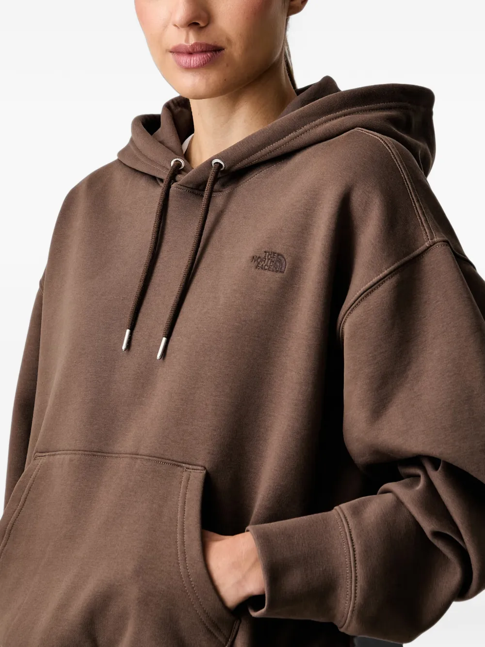 The North Face logo-embroidered drawstring hoodie Bruin
