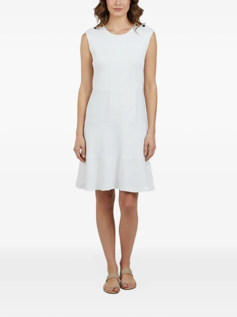 Balmain Pre-Owned sleeveless mini dress - Weiß