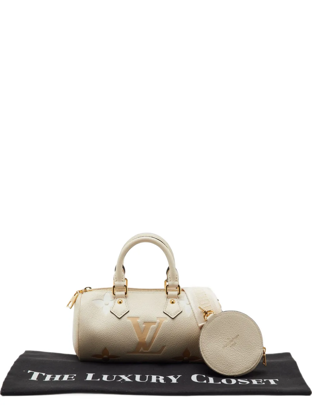 Louis Vuitton Pre-Owned Papillon BB Monogram Empreinte leather satchel bag - Toni neutri