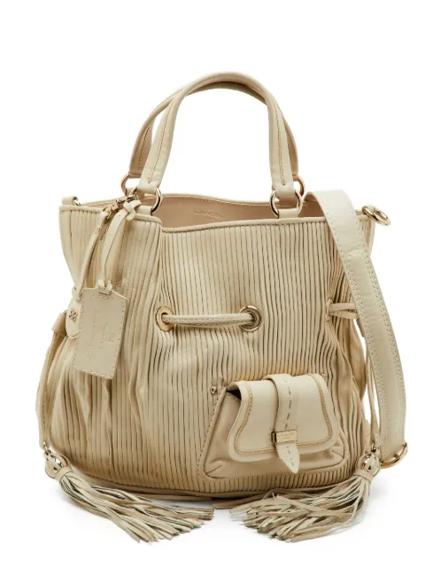Lancel Vintage Premier Flirt accordion tote bag