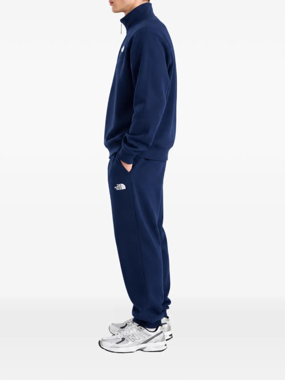 The North Face Evolution Simple Dome regular quarter zip sweatshirt Blauw