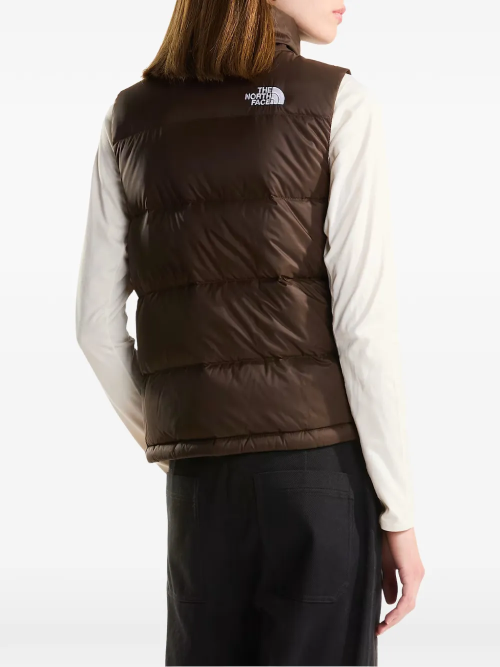 The North Face Bodywarmer met logoprint Bruin