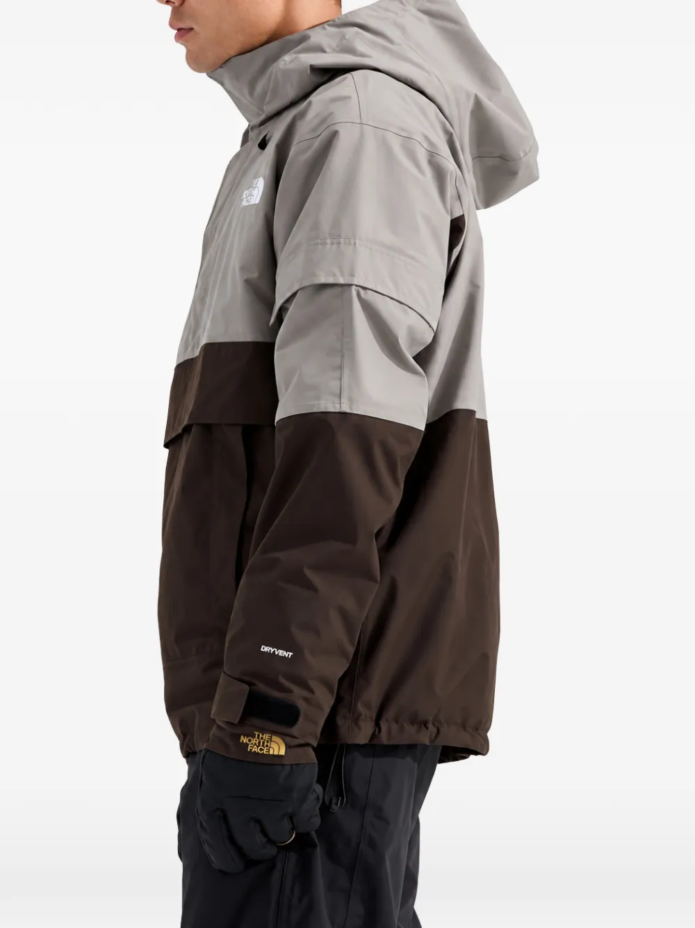 The North Face Evryday hoodie colour-block hooded jacket Grijs