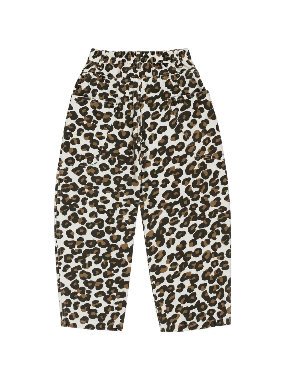 Miss Grant Kids Broek met luipaardprint Beige