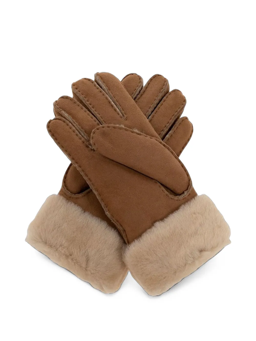 UGG turn cuff gloves - Marrone