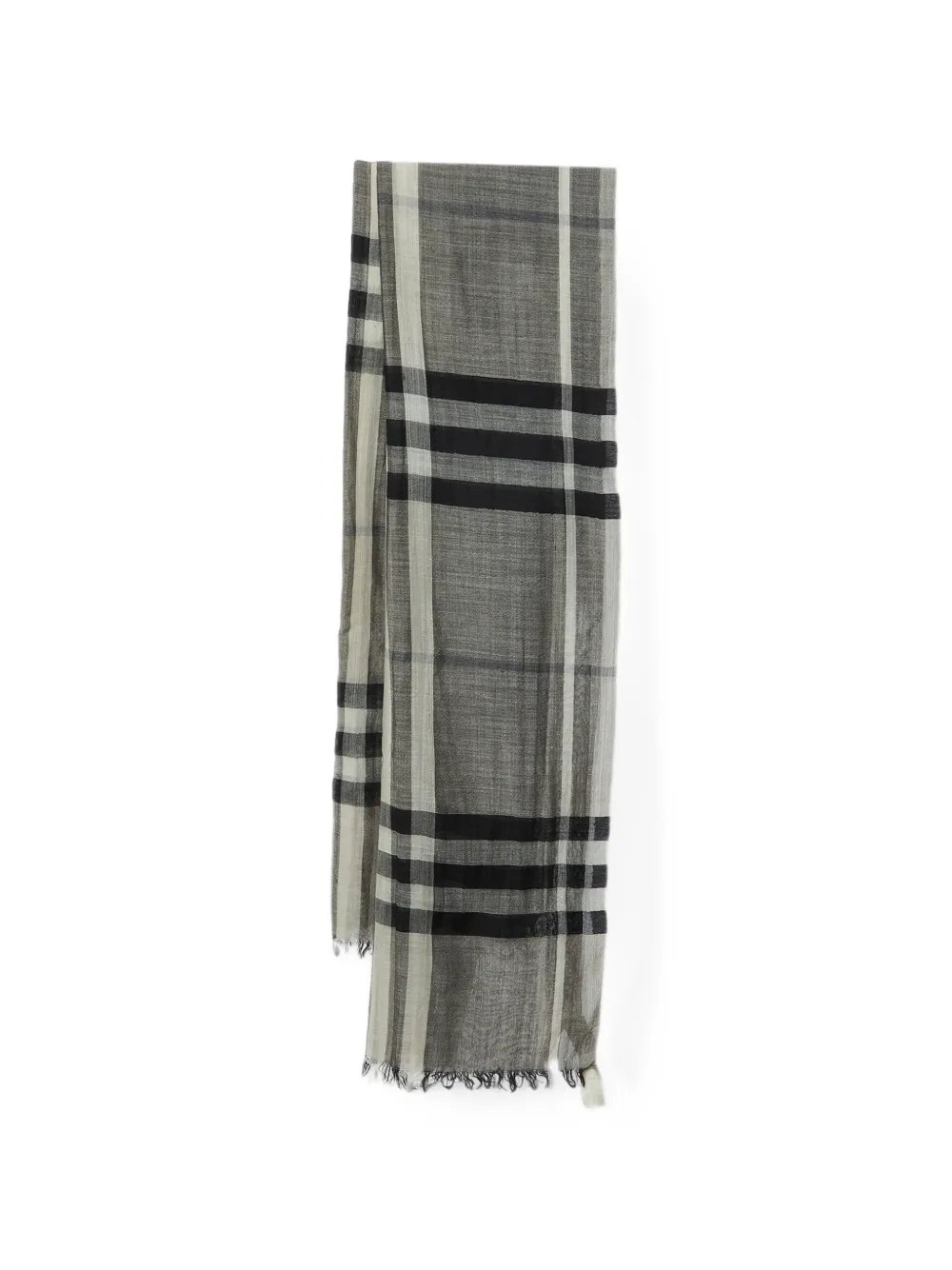 Burberry Pre-Owned Sciarpa Giant a quadri - Grigio