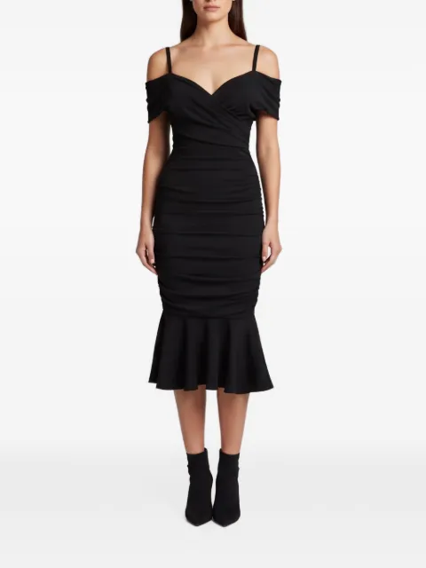 Dolce & Gabbana Pre-Owned off-shoulder ruched midi dress